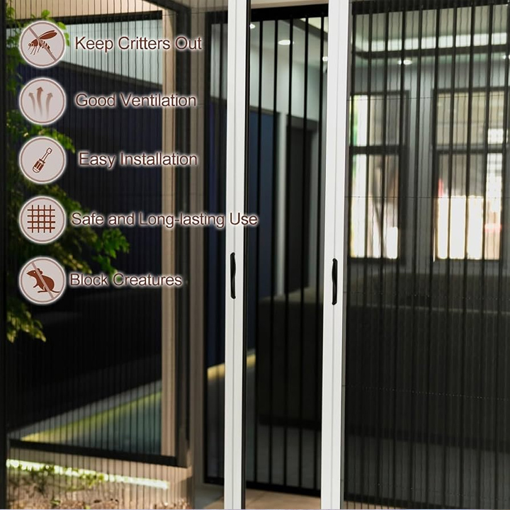 Pleated Mesh Door Windows & Balcony